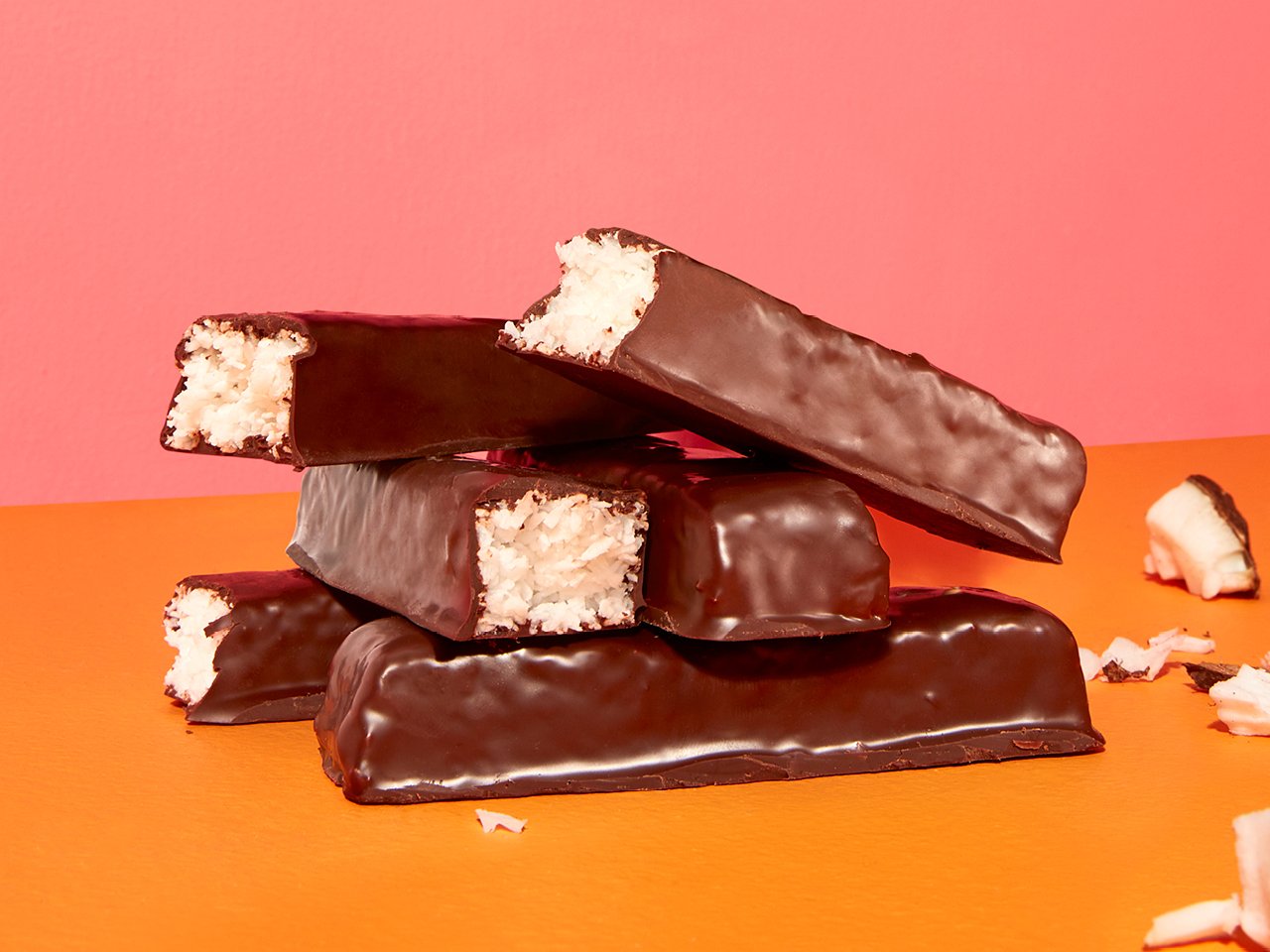 Vegan Chocolate-Covered Coconut Bars