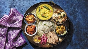 Celebrate Indian Home Cooking With This Plant-Based Thali Feast