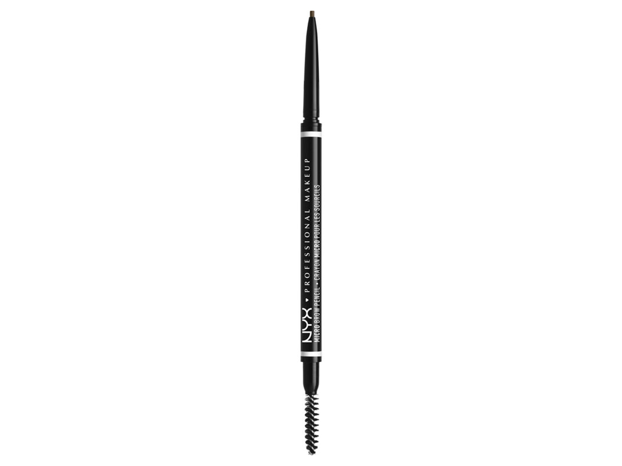 A fine eyebrow pencil with a brush on one end from NYX Cosmetics.