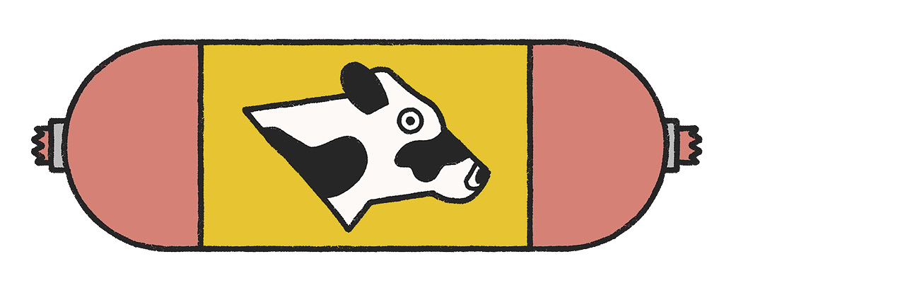 An illustration of ground beef