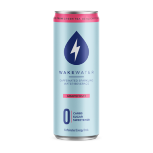 A can of Wake Water sparkling water, one of our favourite made-in-Canada sparkling waters and seltzers