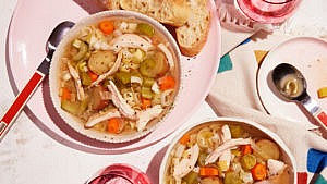 Slow Cooker French Country Chicken Soup