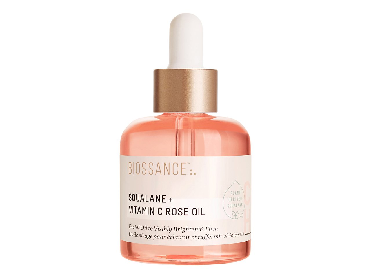 Biossance Squalane + Vitamin C Rose Firming Oil
