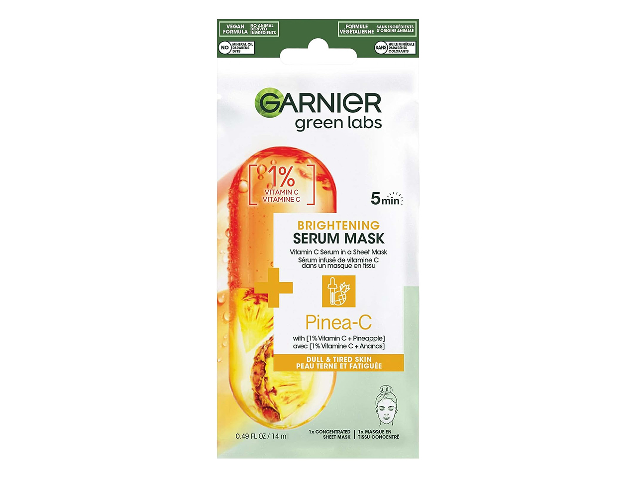 Garnier Green Labs Brightening Serum Mask