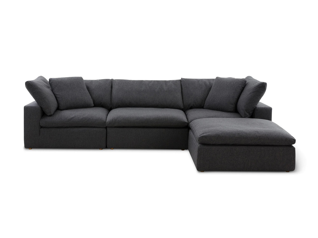 A grey sectional Sundays couch that is on sale during the best Black Friday Sales.